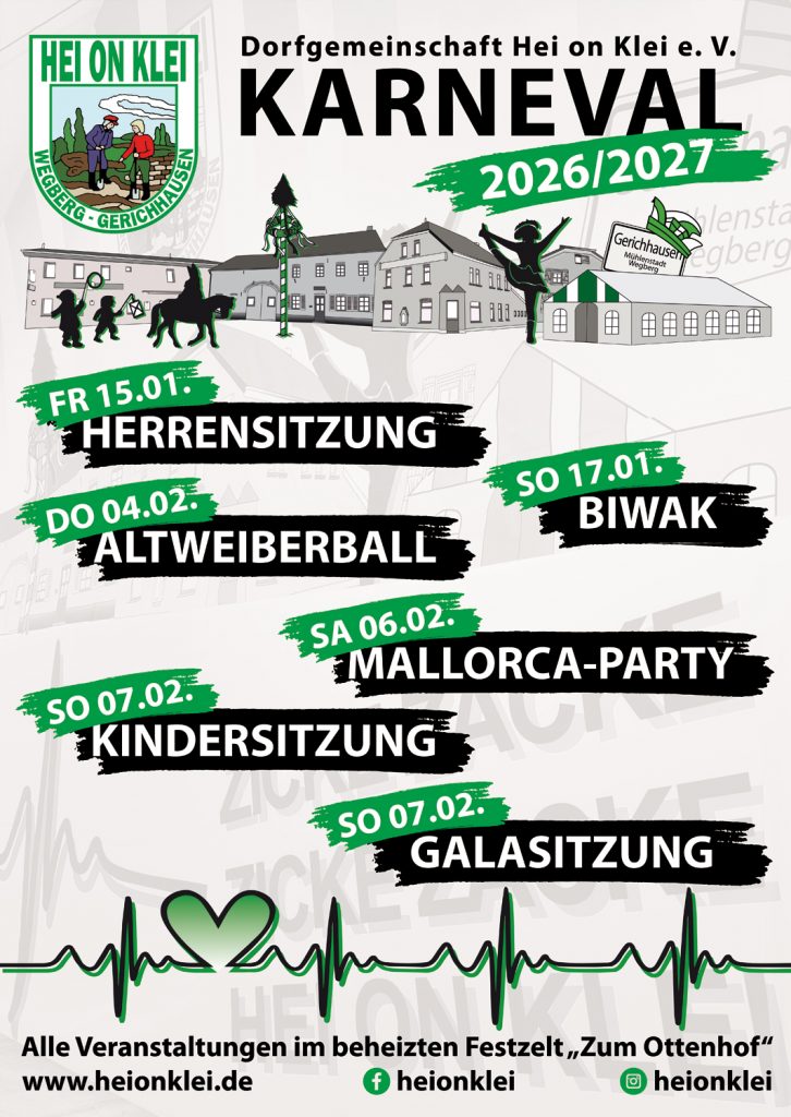 Karneval Programmplakat 2026/2027